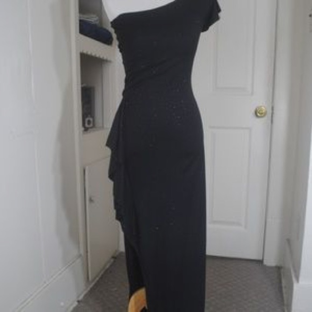 Be smart long black dress